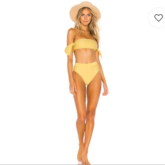 Tularosa x REVOLVE Yellow Bikini Felicity Top - Picture 7 of 9